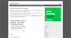 Desktop Screenshot of howtoasp.net