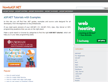 Tablet Screenshot of howtoasp.net